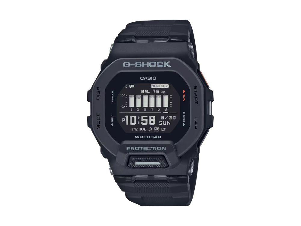 G-SHOCK Casio G-Squad Quartz Uhr, Harz, Schwarz, GBD-200-1ER