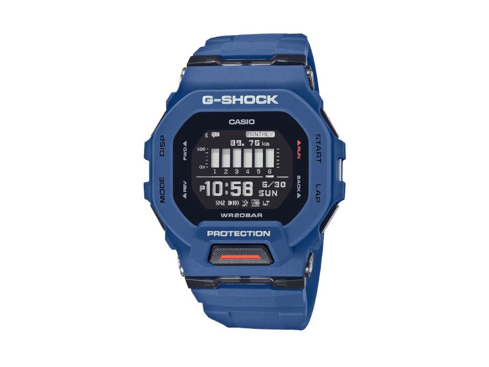 G-SHOCK Casio G-Squad Quartz Uhr, Harz, Schwarz, ×