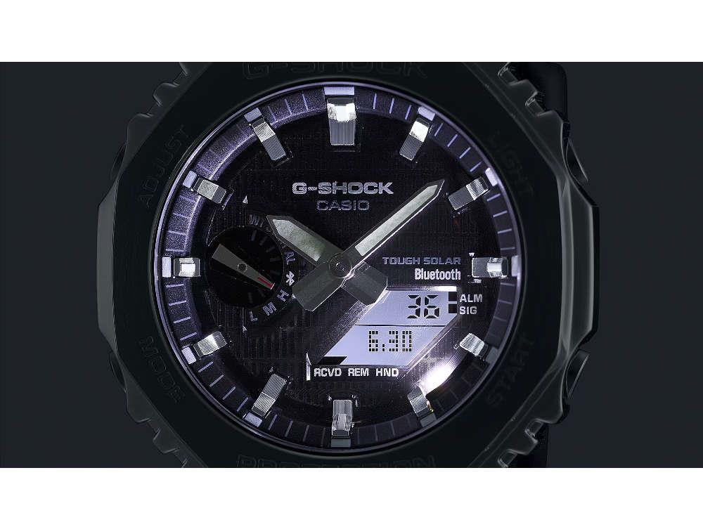G SHOCK Casio G Steel Quartz Uhr Schwarz 49.3mm 44.4mm GBM 2100 1 Iguana Sell DE