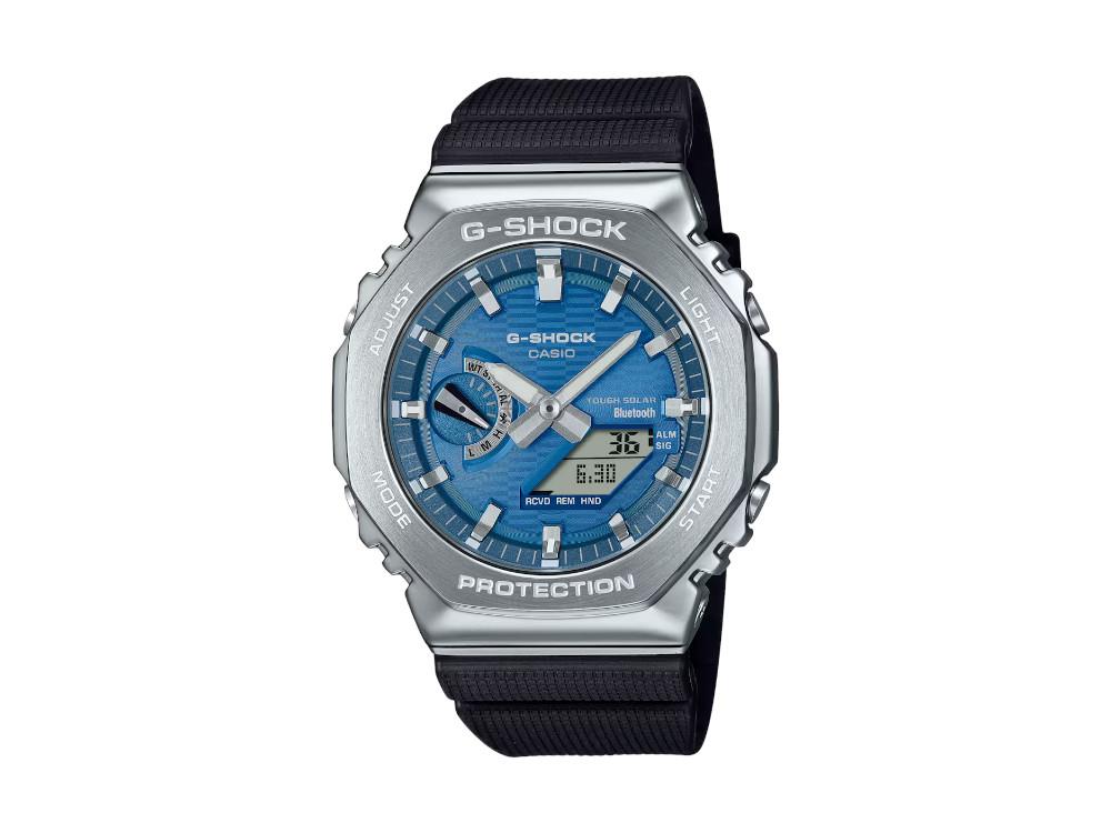 G-SHOCK Casio G-Steel Quartz Uhr, Blau, 49.3mm × 44.4mm, GBM-2100A-2BER