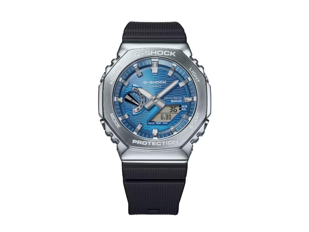 G-SHOCK Casio G-Steel Quartz Uhr, Blau, 49.3mm × 44.4mm, GBM-2100A-2BER