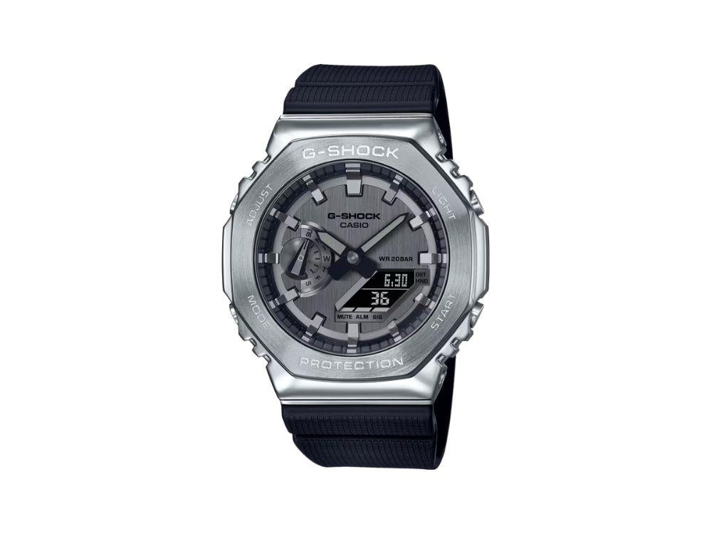 G-SHOCK Casio G-Steel Quartz Uhr, Grau, 49.3mm × 44.4mm, GM-2100-1AER