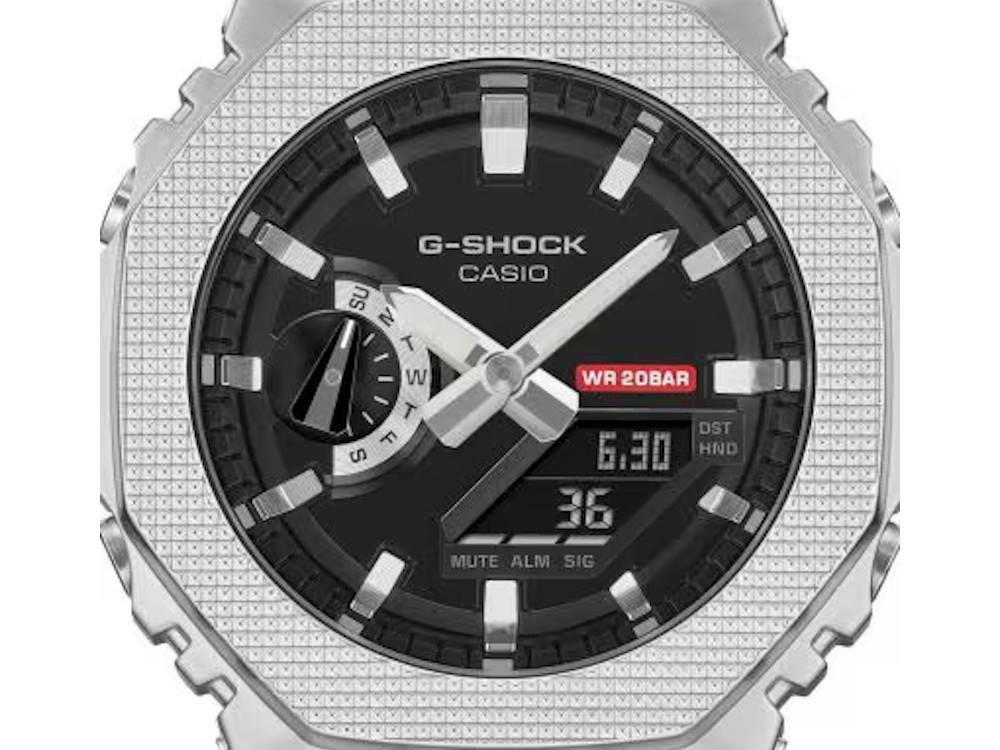 G-SHOCK Casio G-Steel Quartz Uhr, Schwarz, Chronograph, GM-2100M-1AER