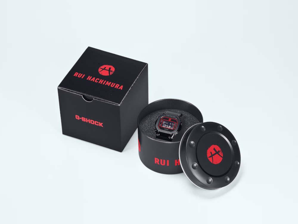 G-SHOCK Casio The Origin Black Samurai Quartz Uhr, 49.6 × 43.2mm, GM-5600RH-1ER