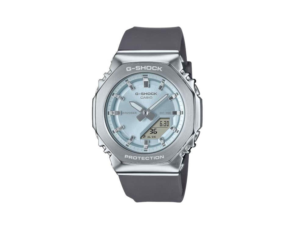 G-SHOCK Casio Classic Frau Quartz Uhr, Harz, Blau, 45.9 × 40.5mm, GM-S2110-2AER