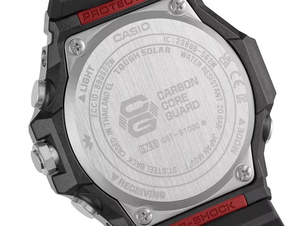 G-SHOCK Casio G-Steel Quartz Uhr, Schwarz, 46.9 mm, GST-B1000-1AER