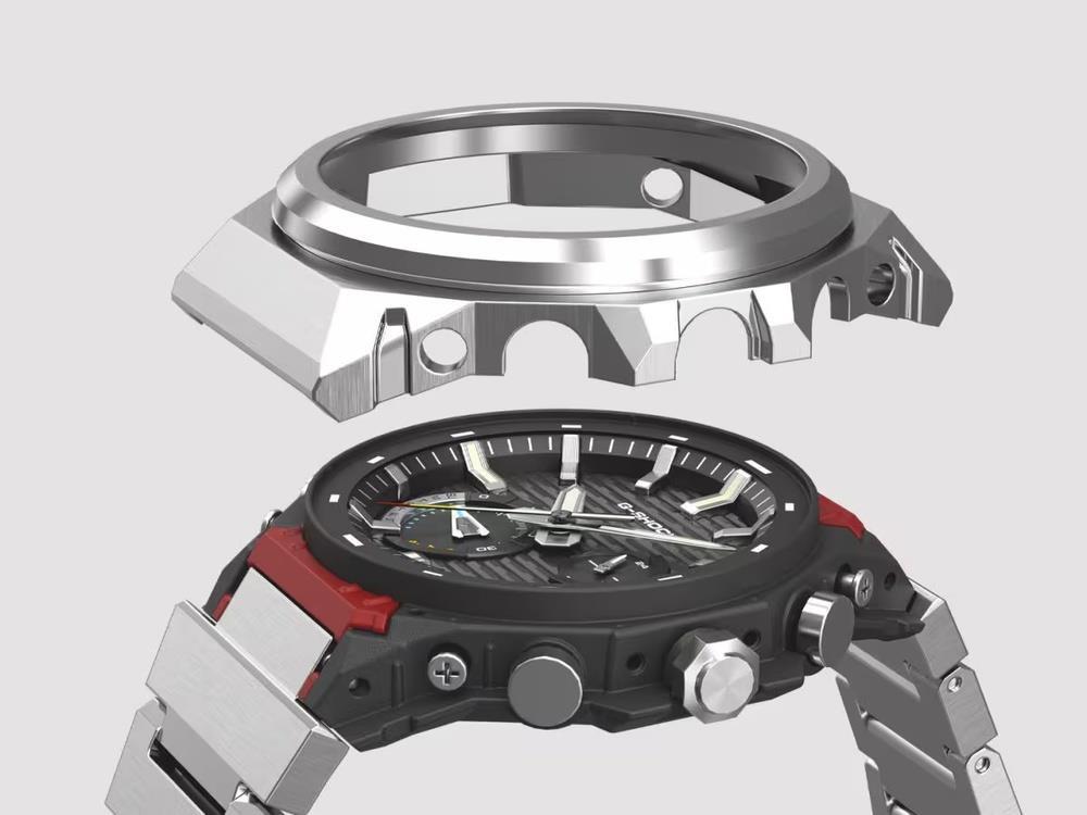 G-SHOCK Casio G-Steel Quartz Uhr, Schwarz, GST-B1000BD-1AER