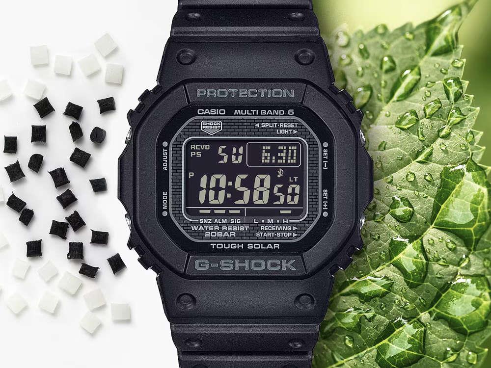 G-SHOCK Casio G-Steel Quartz Uhr, Schwarz, 48.9 × 42.8mm, GW-5000HS-1ER