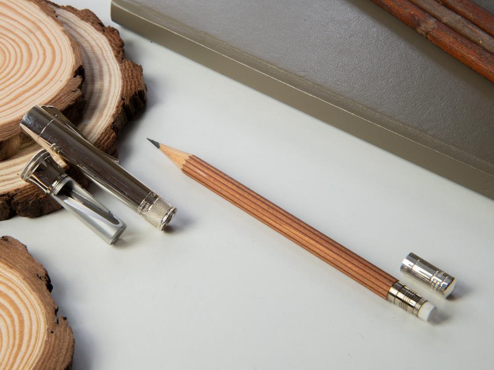 Graf von Faber-Castell Perfekte Bleistift, 925 Silber Akzenten, Braun, 118566