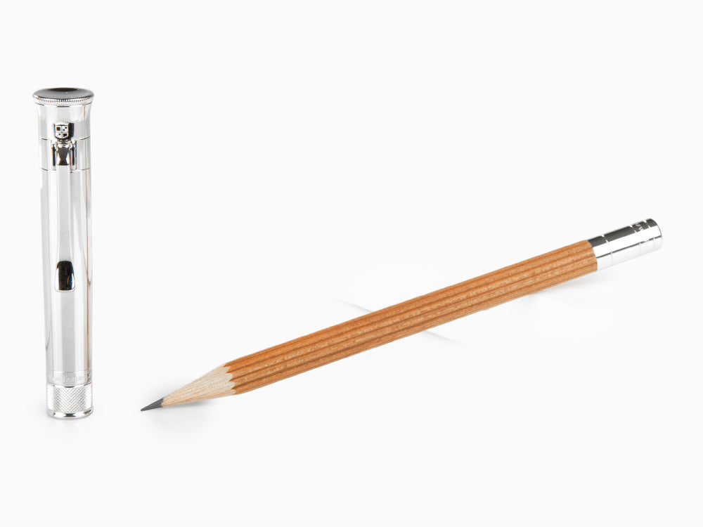 Graf von Faber-Castell Perfekte Bleistift, Platinierte Beschläge, Braun, 118567