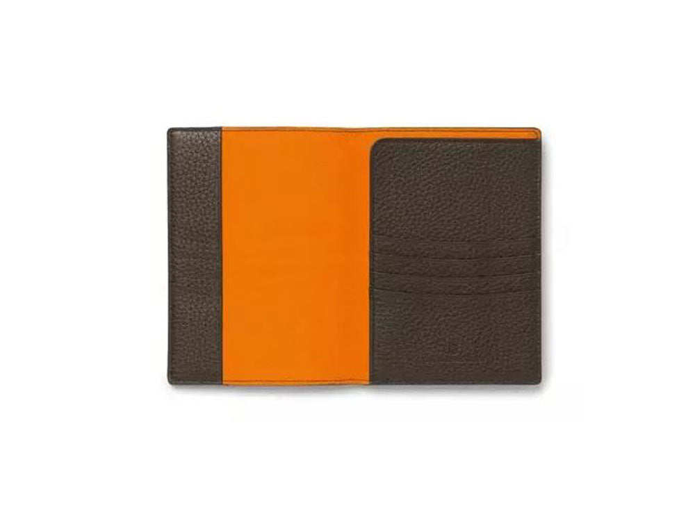 Graf von Faber-Castell Cashmere Passhülle, 4 Karten, Brun, 118707