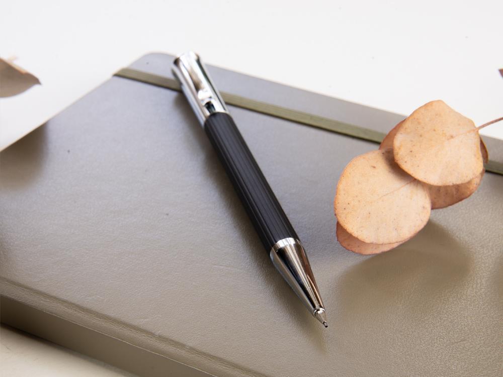 Graf von Faber-Castell Tamitio Minenbleistift, Metalle, Kanneliert , Schwarz