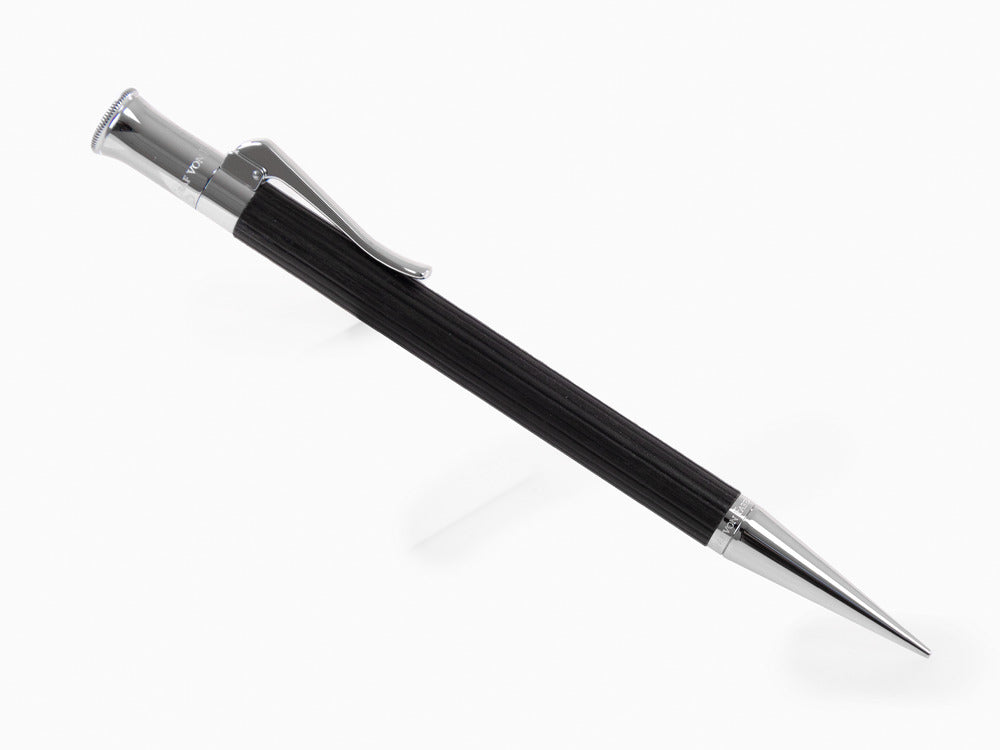 Graf von Faber-Castell Classic Minenbleistift, Ebenholz, Platinierte, 0.7 mm