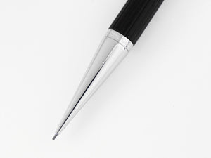 Graf von Faber-Castell Classic Minenbleistift, Ebenholz, Platinierte, 0.7 mm