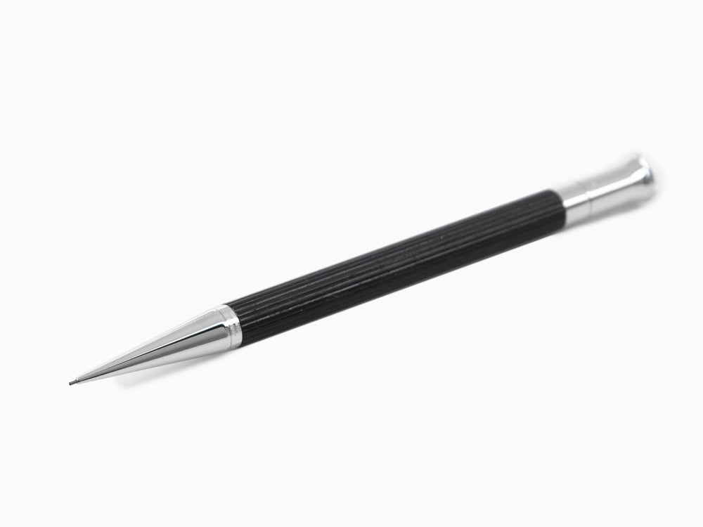Graf von Faber-Castell Classic Minenbleistift, Ebenholz, Platinierte, 0.7 mm