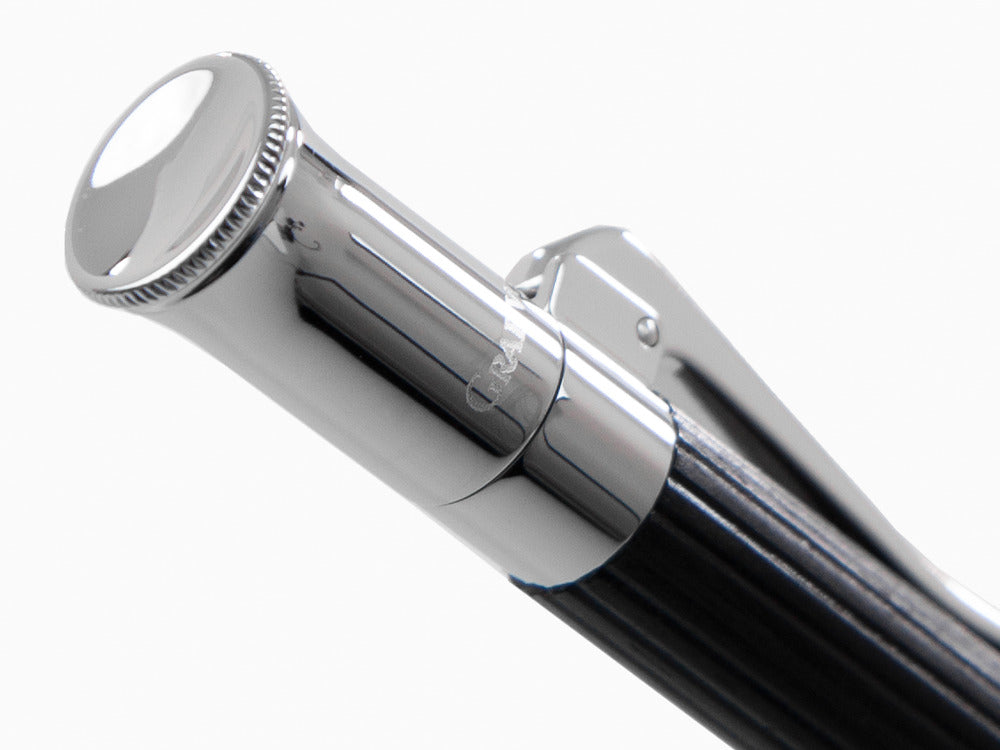 Graf von Faber-Castell Classic Minenbleistift, Ebenholz, Platinierte, 0.7 mm