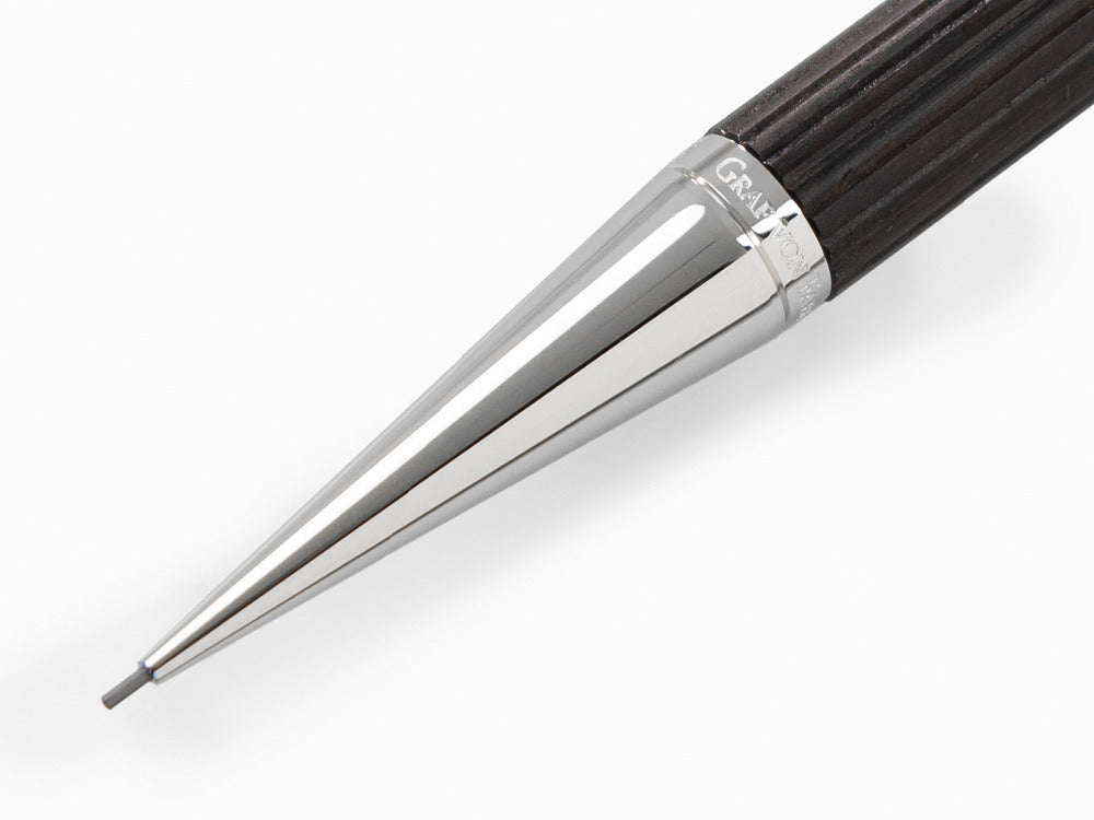 Graf von Faber-Castell Classic Minenbleistift, Grenadill-Holz, Platinierte,0.7mm