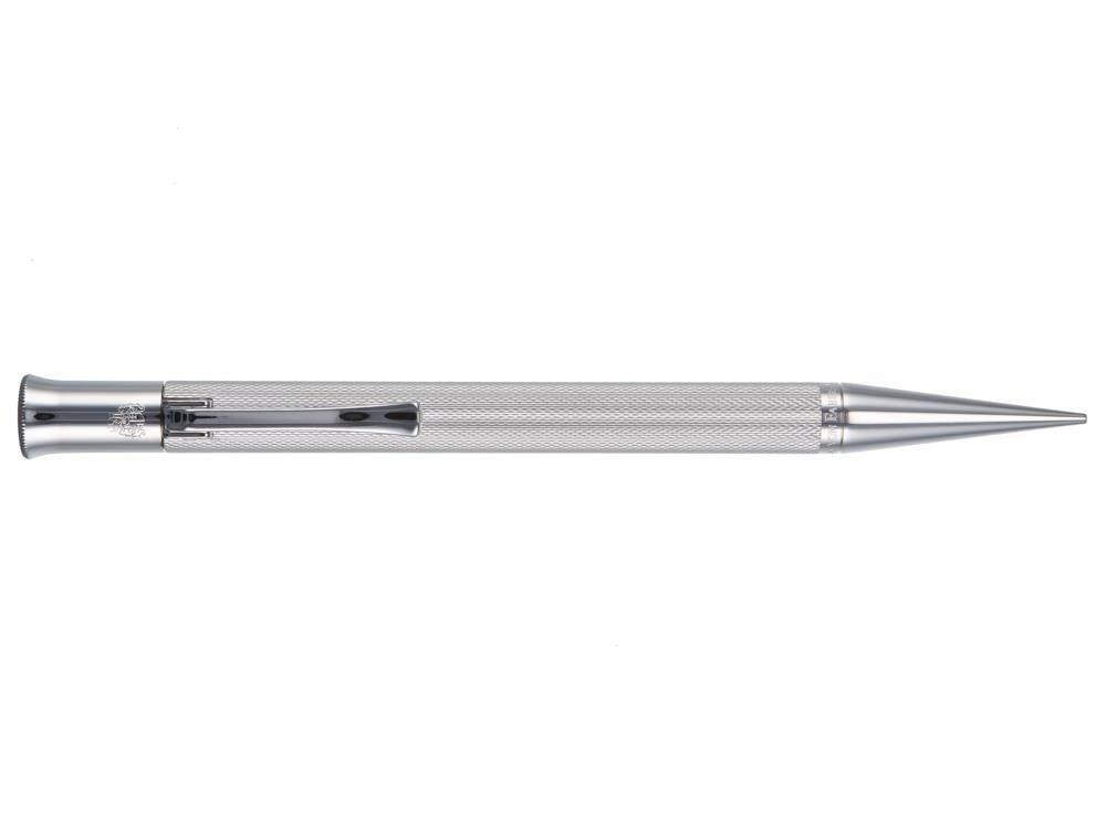 Graf von Faber-Castell Guilloche Minenbleistift, Rhodinierte Beschläge, 0.7 mm