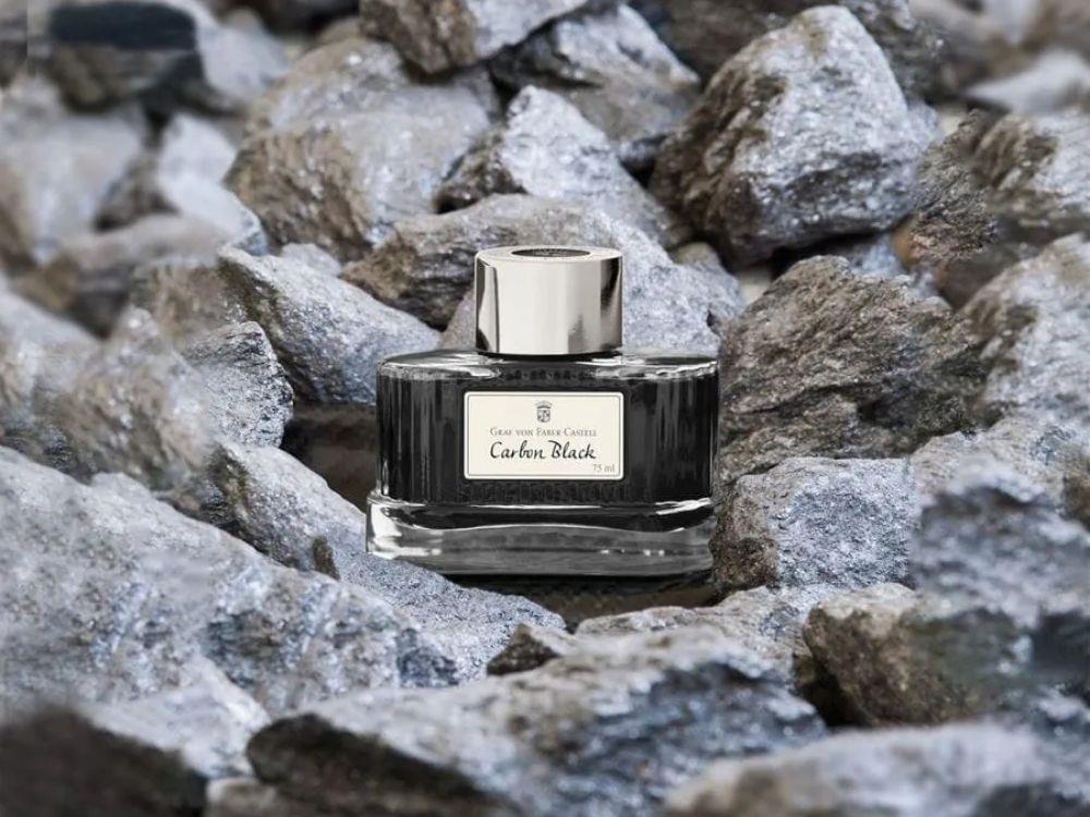 Graf von Faber-Castell Tintenfass Carbon Schwarz, 75ml