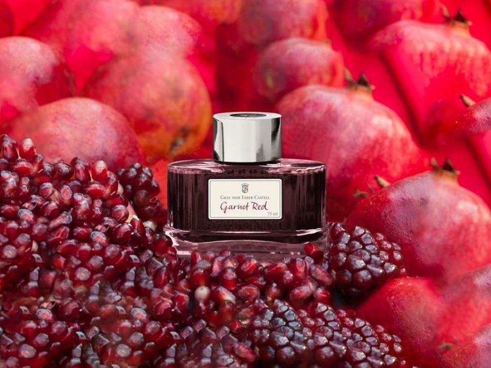 Graf von Faber-Castell Garnet Red Tintenfass, 75ml