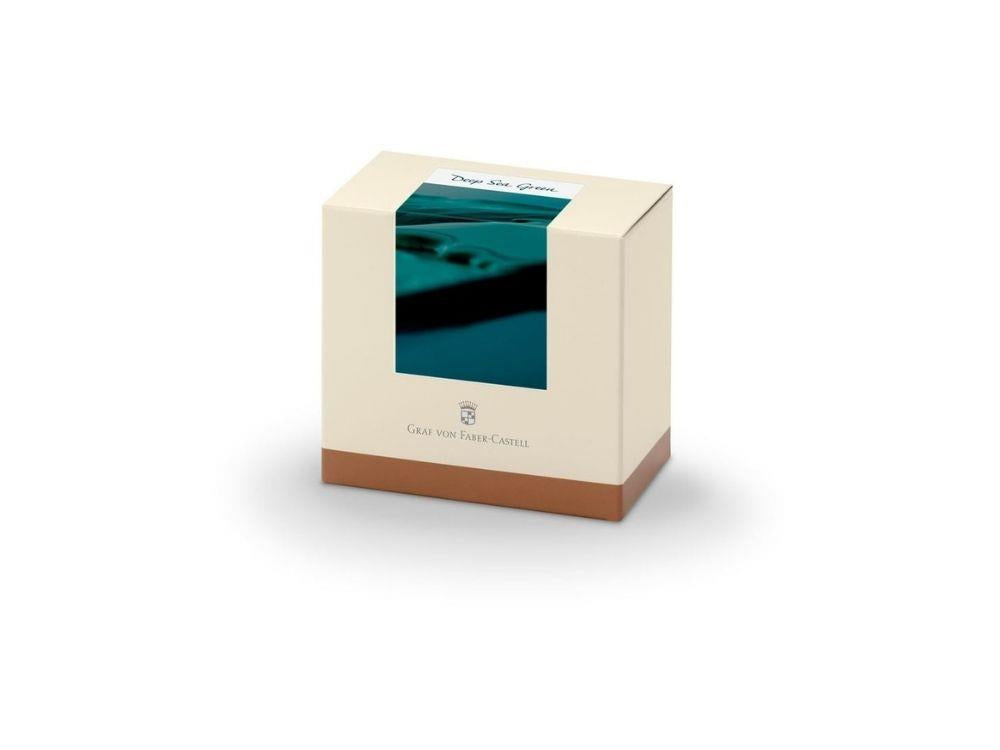 Graf von Faber-Castell Tintenfass Deep Sea Green, 75ml., 141008