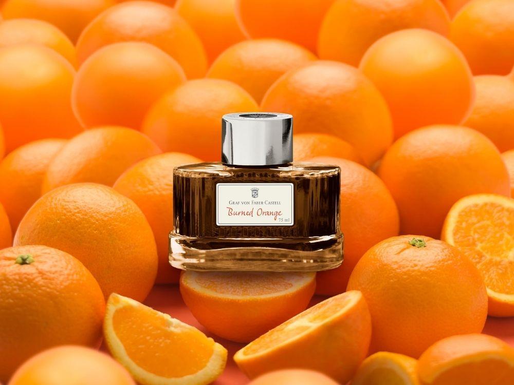 Graf von Faber-Castell Tintenfass Orange, 75ml, 141011