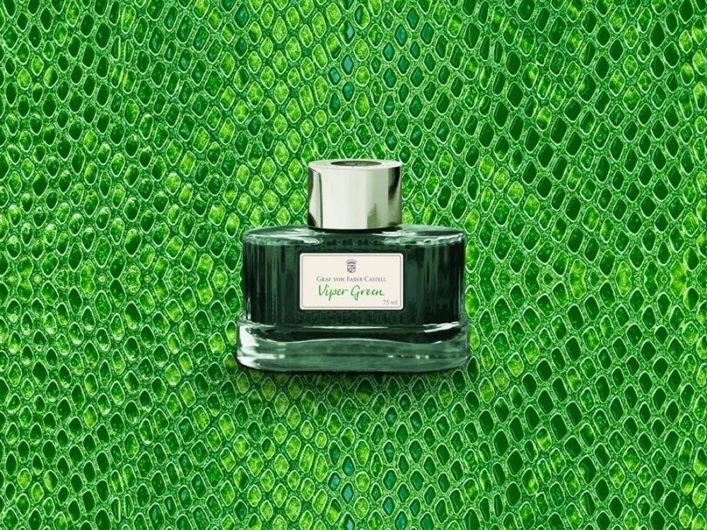 Graf von Faber-Castell Tintenfass Viper Green, 75ml., 141017