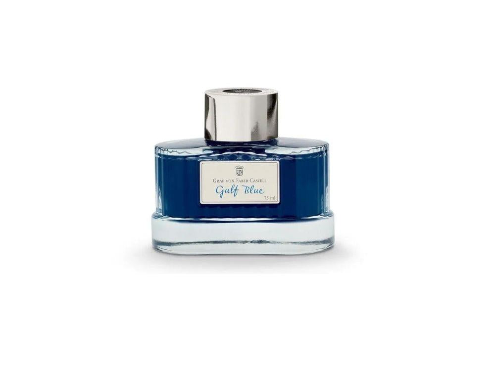 Graf von Faber-Castell Tintenfass Gulf Blue, 75ml., 141018