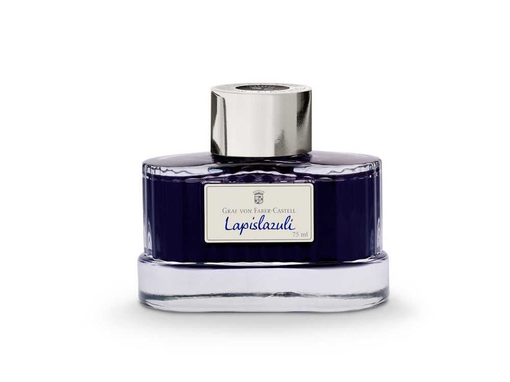Graf von Faber-Castell Lapislazuli Tintenfass, Blau, 75ml., 141023