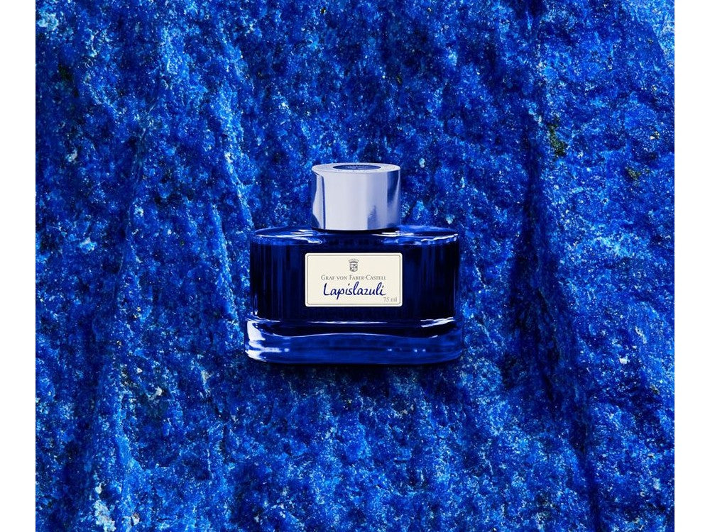 Graf von Faber-Castell Lapislazuli Tintenfass, Blau, 75ml., 141023