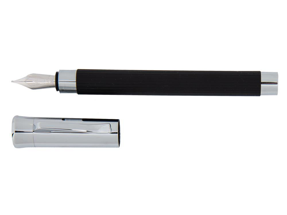 Graf von Faber-Castell Tamitio Füller, Metalle, Kanneliert , Schwarz