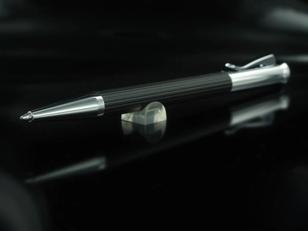 Graf von Faber-Castell Tamitio Kugelschreiber, Metalle, Kanneliert , Schwarz