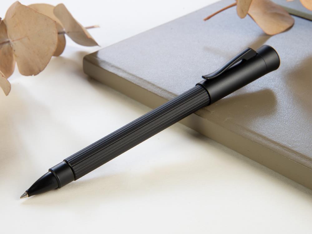 Graf von Faber-Castell Tamitio Black Edition Roller, Metalle, Schwarz, 141594