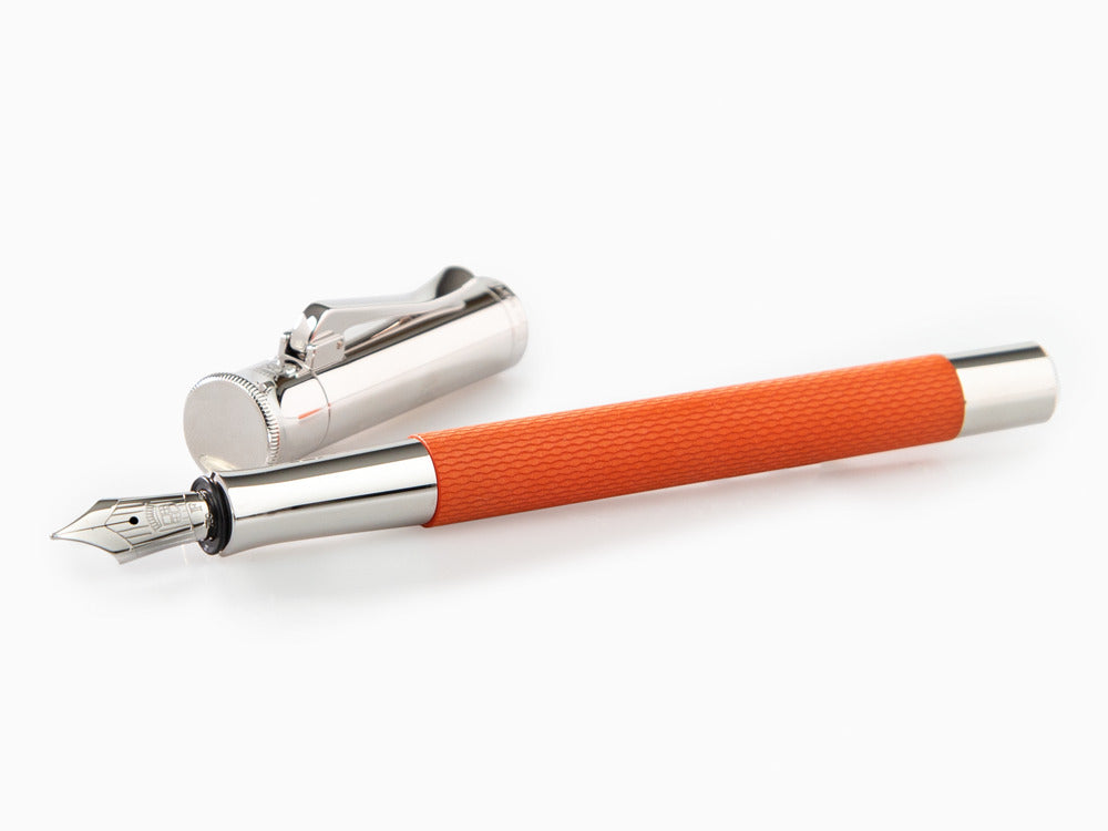 Graf von Faber-Castell Guilloche Füllfederhalter, Edelharz, Orange