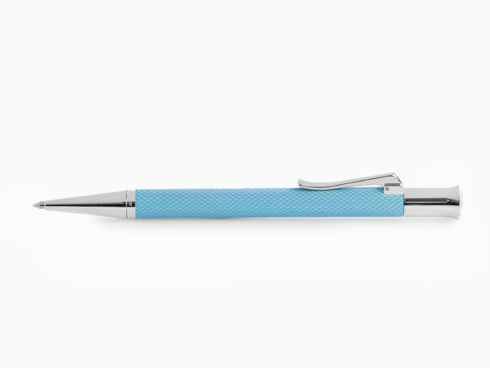 Graf von Faber-Castell Guilloche Gulf Blue Kugelschreiber, Edelharz, 145265