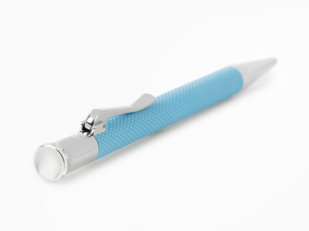 Graf von Faber-Castell Guilloche Gulf Blue Kugelschreiber, Edelharz, 145265
