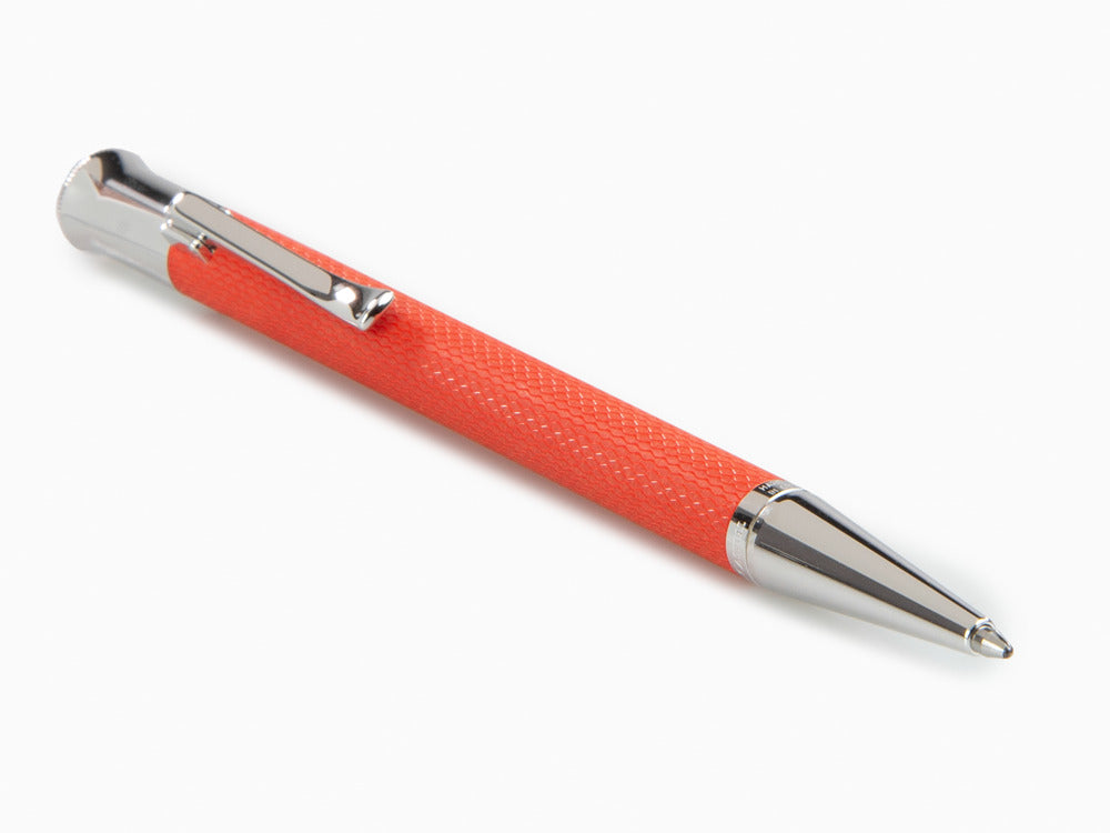 Graf von Faber-Castell Guilloche India Red Kugelschreiber, Edelharz, 145266