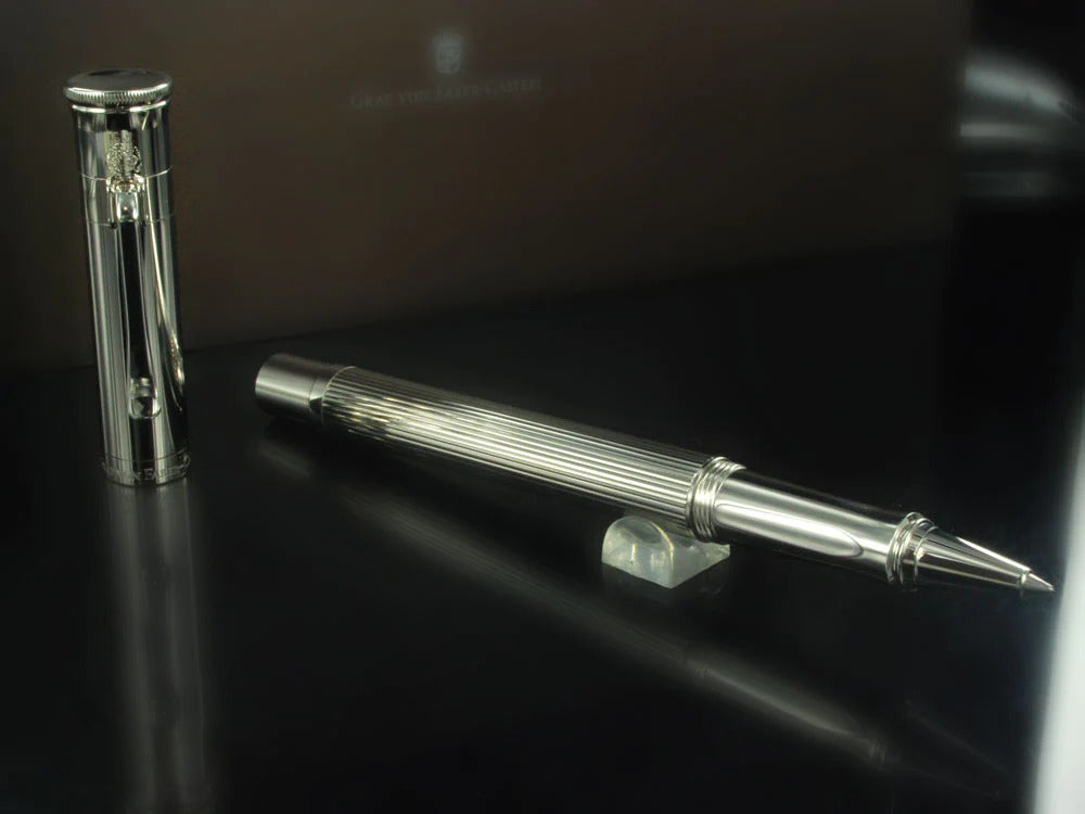 Graf von Faber-Castell Classic Roller, Platinierte Beschläge, 145512