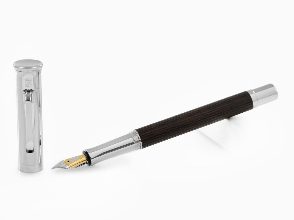 Graf von Faber-Castell Classic Füller, Grenadill-Holz, Platinierte