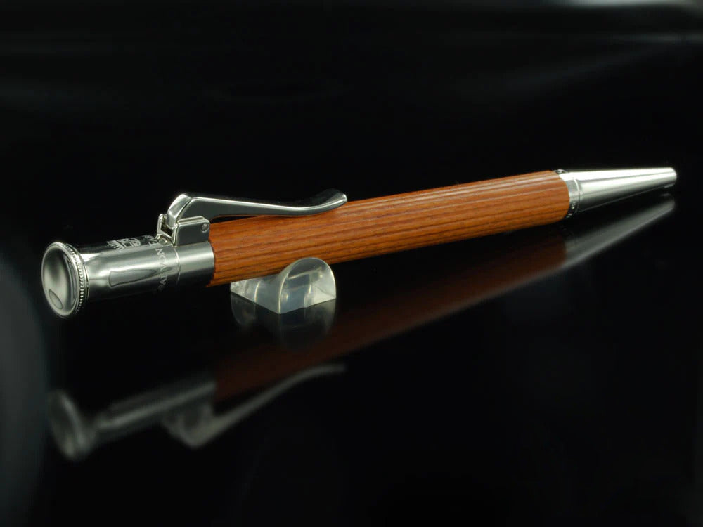 Graf von Faber-Castell Classic Kugelschreiber, Pernambuk-Holz, Platinierte