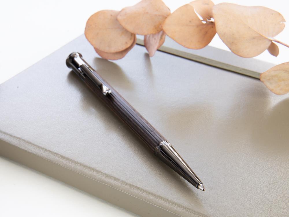 Graf von Faber-Castell Classic Macassar "Black Edition" Kugelschreiber, Holz