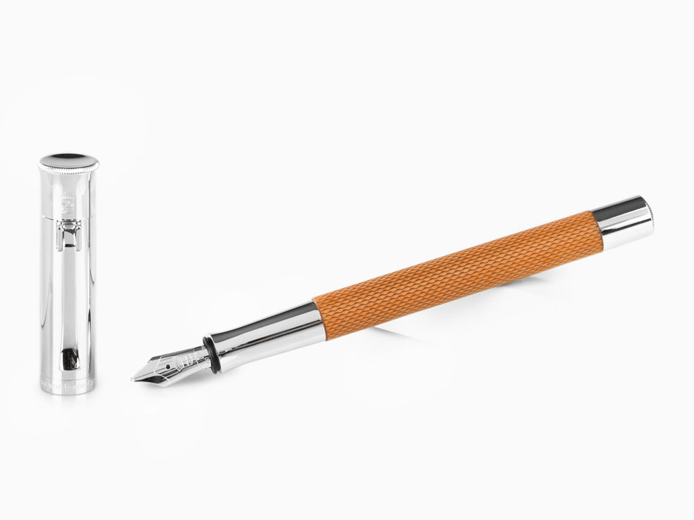 Graf von Faber-Castell Guilloche Füller, Edelharz, Kognak,146520