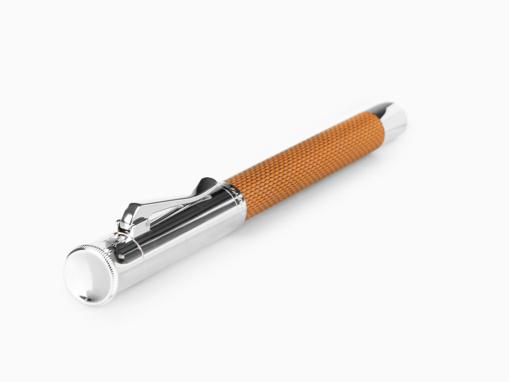 Graf von Faber-Castell Guilloche Füller, Edelharz, Kognak,146520