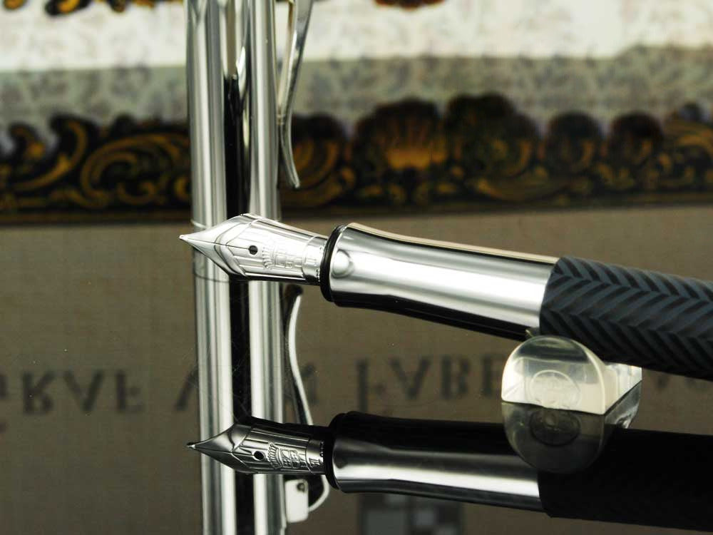 Graf von Faber-Castell Guilloche Ciselé Füller, Anthrazit, 146700