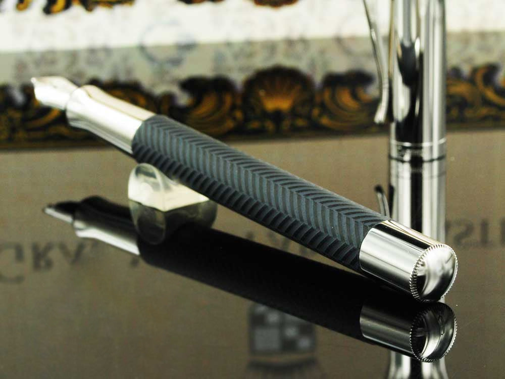 Graf von Faber-Castell Guilloche Ciselé Füller, Anthrazit, 146700