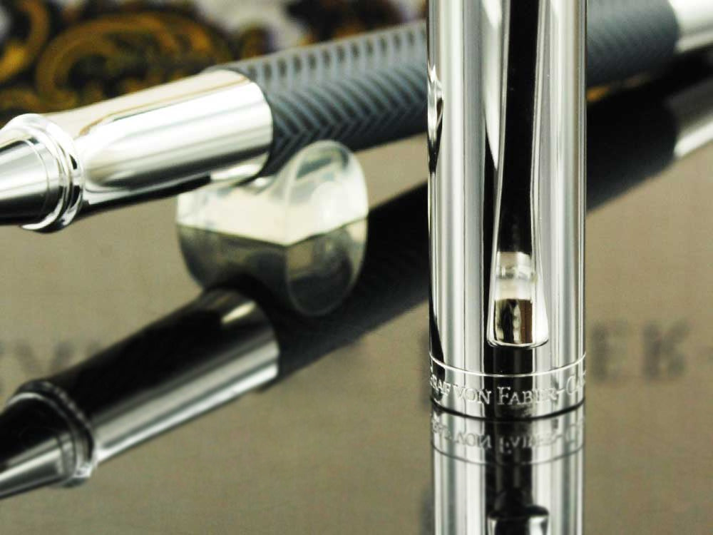 Graf von Faber-Castell Guilloche Ciselé Roller, Anthrazit, 146710