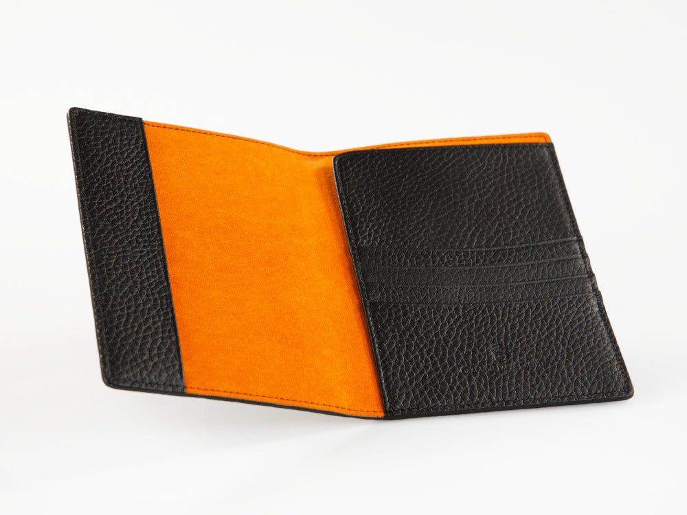 Graf von Faber-Castell Cashmere Passhülle, Kalbsleder, Schwarz, G118706