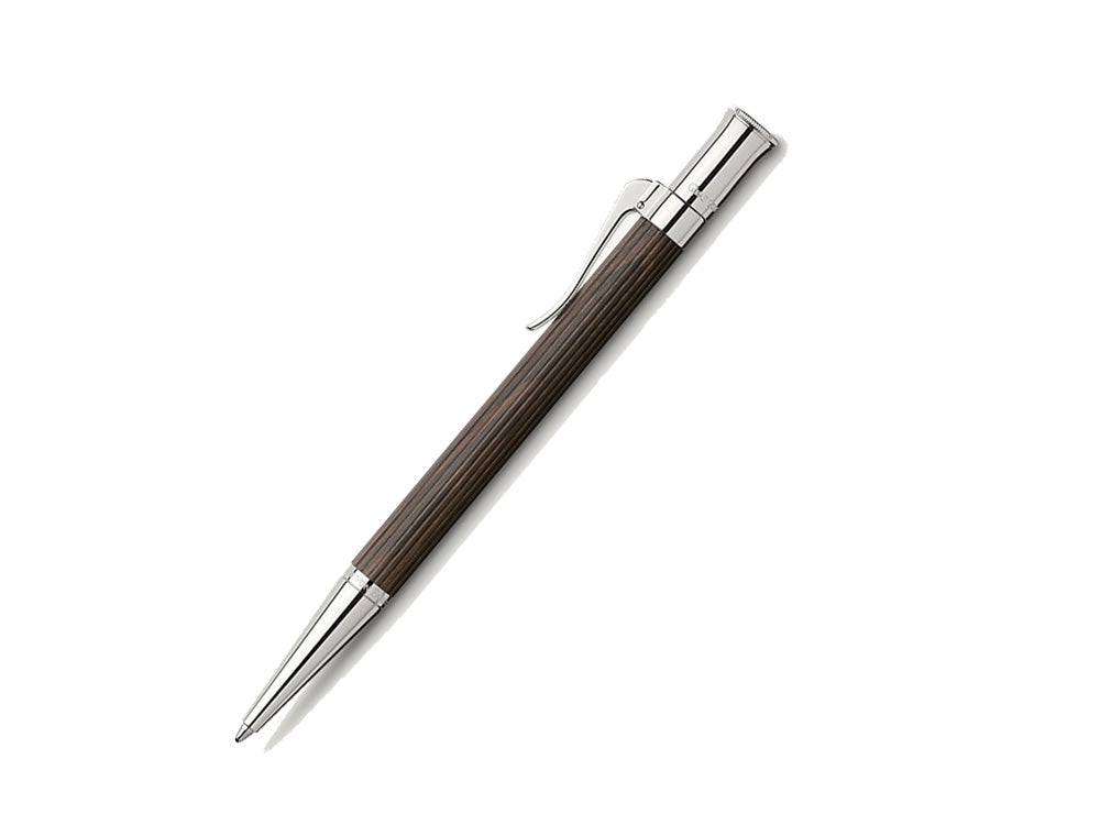 Graf von Faber-Castell Classic Kugelschreiber, Grenadill-Holz, Platinierte