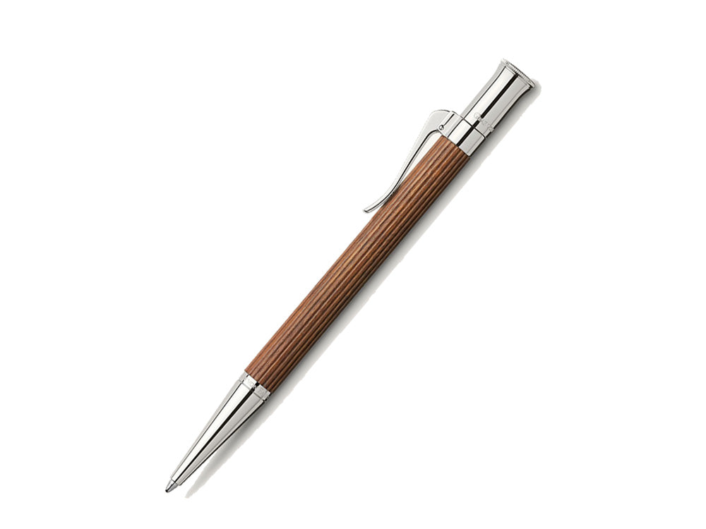 Graf von Faber-Castell Classic Kugelschreiber, Pernambuk-Holz, Platinierte