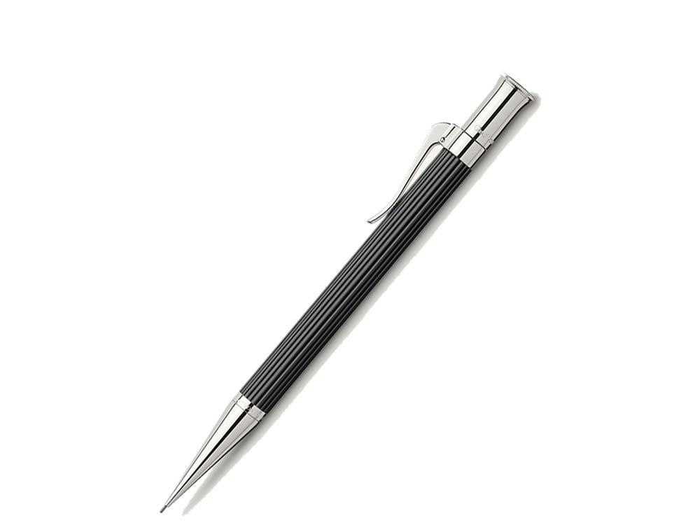 Graf von Faber-Castell Classic Minenbleistift, Ebenholz, Platinierte, 0.7 mm